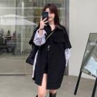 Mock Two-piece Striped Jacket