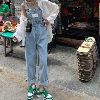 Shift Wide-leg Denim Jumpsuit