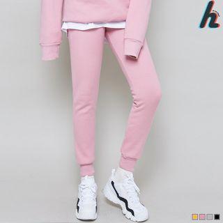 Slim-fit Brushed-fleece Lined Sweat Pants