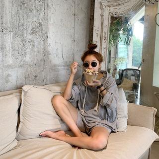 Hoodie & Sweatshorts Lounge Set