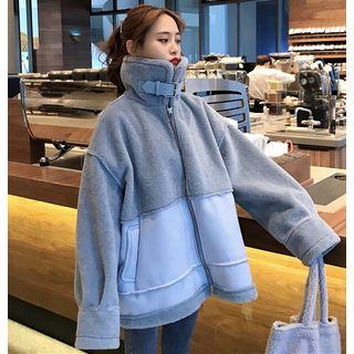 Loose-fit Two-tone Jacket
