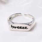 925 Sterling Silver Breeze Open Ring Sterling Silver Ring - Silver - One Size