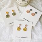 Alloy Flower Drop Earring