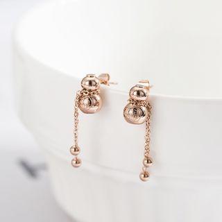 Beaded Calabash Studs