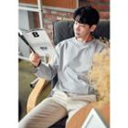 Seam-trim Asymmetric-hem T-shirt