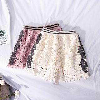 Lace Shorts Pink - Xs