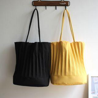 Accordion Fabric Tote Bag
