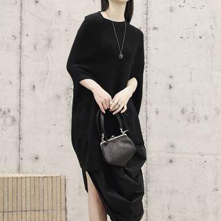 Knit Cape Black - One Size