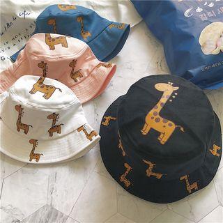 Cartoon Print Buckled Hat