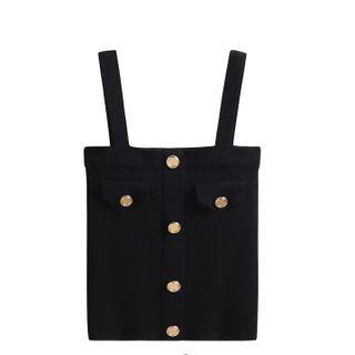 Faux Button Camisole Top