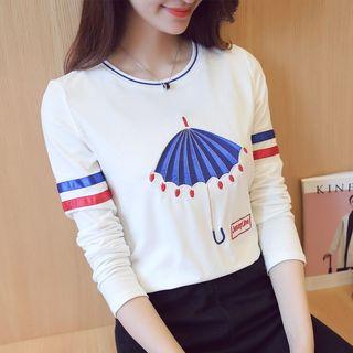 Embroidery Applique Pullover