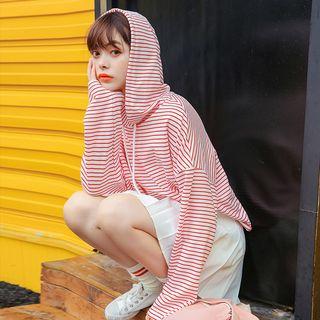 Hooded Stripe Pullover