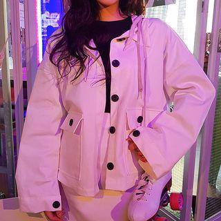 Dual-pocket Loose-fit Jacket