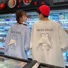 Couple Bear Print Sweatshirt