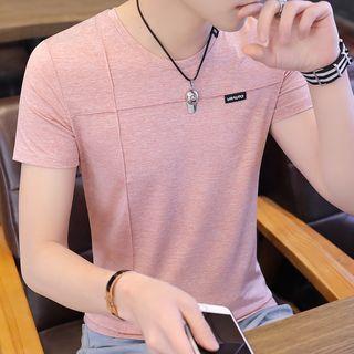 Short-sleeve Tagged T-shirt / Letter T-shirt / Set