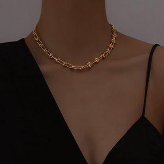 Titanium Steel Tied Necklace