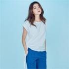 Dolman-sleeve Tie-waist Top