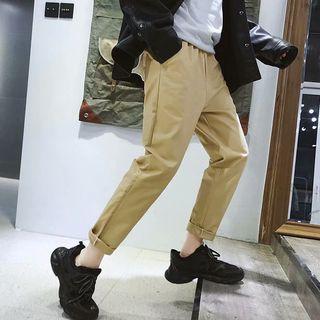 Cropped Straight Cut Pants / Cargo Pants