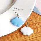 Cloud Drop Earring 1 Pair - Cloud - Blue & White - One Size