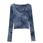 Set: Tie Dye Light Jacket + Halter Top