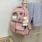 Bear Pvc Paneled Backpack