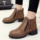 Zip Chelsea Boots