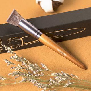Wooden Foundation Brush Brown - One Size
