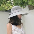 Knotted Wide Brim Sun Hat