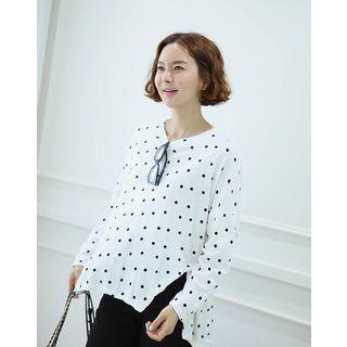 Loose-fit Dot Pattern T-shirt