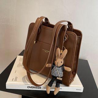 Plain Maxi Shoulder Strap Shoulder Bag