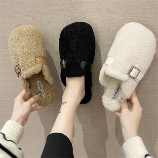 Fleece Flat Mules