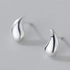 Drop Ear Stud 1 Pair - Earrings - Silver - One Size