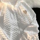 Waffle Cardigan Zip Jacket