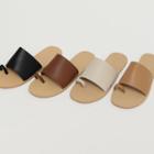 Toe-loop Band Slide Sandals