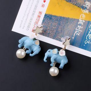 Elephant Beaded Earring