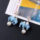Elephant Beaded Earring