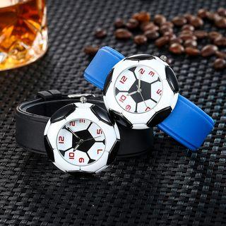 Soccer-accent Strap Watch