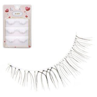 Ibiza - 3-pair Set: False Eyelashes Black - One Size