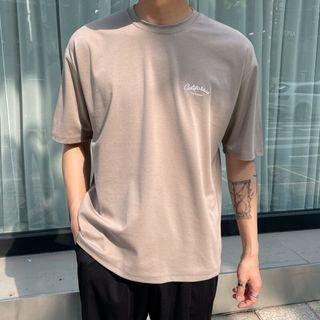 Letter Detail Boxy T-shirt