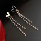 Heart Beaded Dangle Earring
