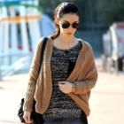 Batwing-sleeve Open-front Cardigan