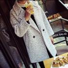 Woven One-button Coat
