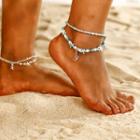 Starfish Anklet Blue - One Size