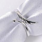 925 Sterling Silver Wing Open Ring 925 Silver - One Size