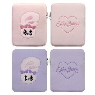 Esther Bunny Series Embroidered Tablet Pouch