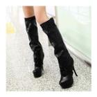 Two-way High-heel Platform Knee-high Boots