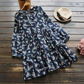 V-neck Floral Tiered Tunic