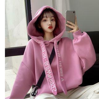 Hooded Thick Long-sleeve Sweatshirt