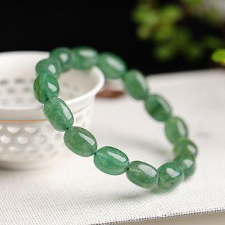 Faux Crystal Bead Bracelet 1 Layer - As Shown In Figure - 12mm X 8mm