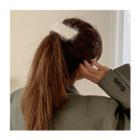 Fuzzy Knit Hair Clip